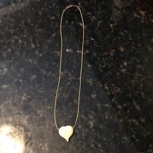 Ivory heart necklace